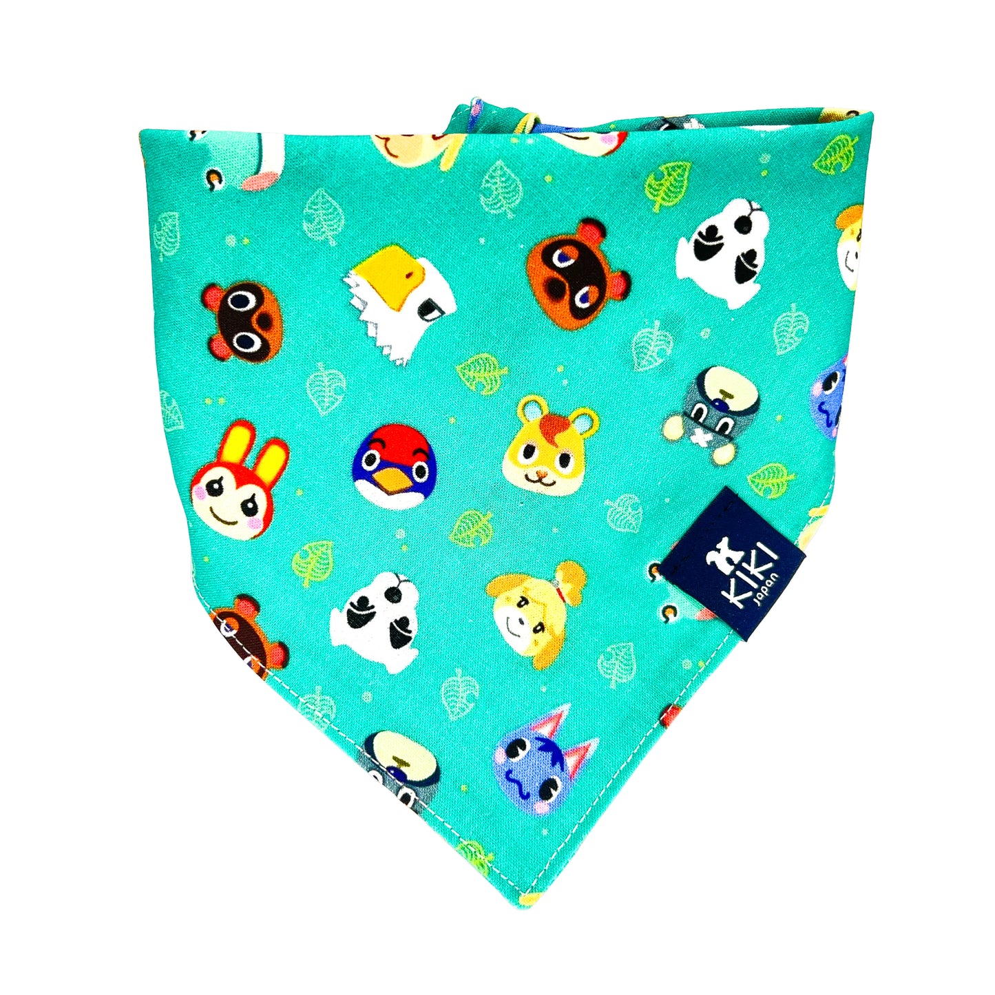 Animal Crossing Leaf Dog & Cat Bandanafrom KIKI Japan