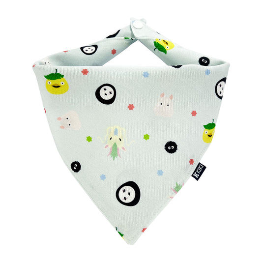 Ghibli Spirited Away Dog & Cat Bandanafrom KIKI Japan