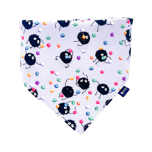 Ghibli Soot Sprites Dog & Cat Bandanafrom KIKI Japan