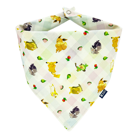 Pokémon Sleeping Dog & Cat Bandanafrom KIKI Japan