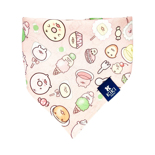 Cute Sweets Dog & Cat Bandanafrom KIKI Japan